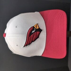 New Era NFL Red/White Arizona Cardinals Fitted Sports Hat,M/L.